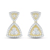 Thumbnail Image 2 of Previously Owned Diamond Drop Earrings 1/2 ct tw Round-cut 10K Yellow Gold