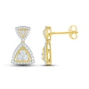 Thumbnail Image 3 of Previously Owned Diamond Drop Earrings 1/2 ct tw Round-cut 10K Yellow Gold