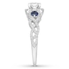 Thumbnail Image 3 of Previously Owned Neil Lane Sapphire Engagement Ring 1-1/8 cttw Diamonds 14K White Gold