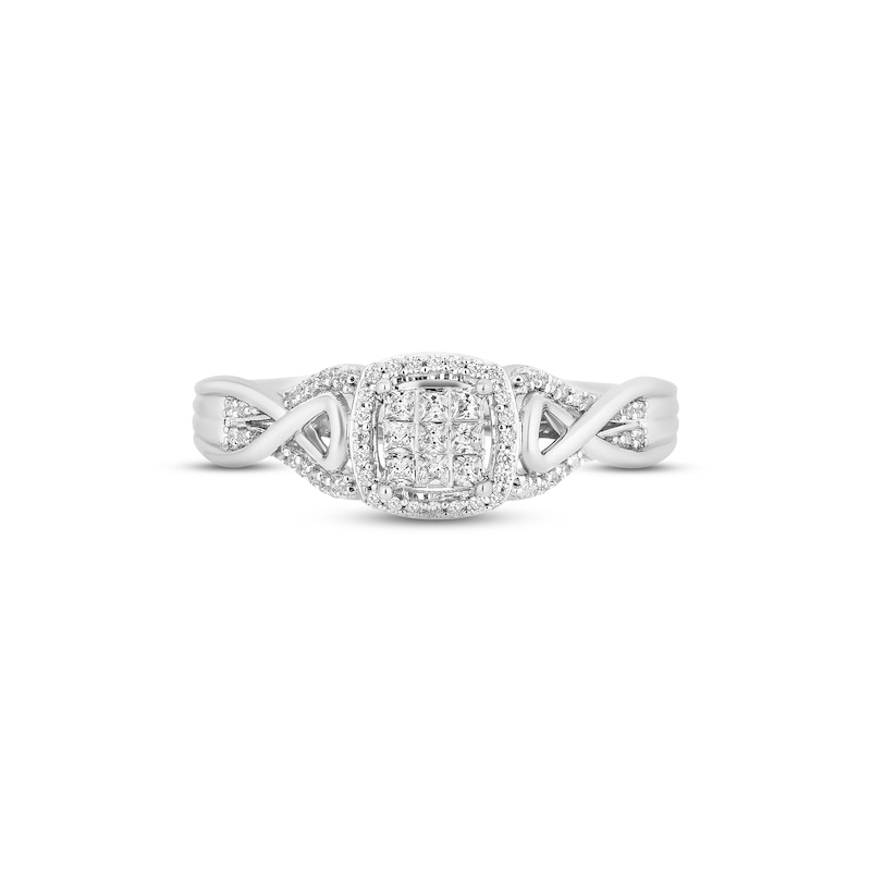 Main Image 3 of Previously Owned&nbsp;Hallmark Diamonds Promise Ring 1/4 ct tw Sterling Silver