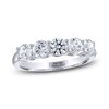 Thumbnail Image 1 of Previously Owned THE LEO Ideal Cut Diamond Anniversary Band 1-1/2 ct tw 14K White Gold