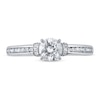 Thumbnail Image 3 of Previously Owned Diamond Engagement Ring 3/4 ct tw Round-cut 14K White Gold