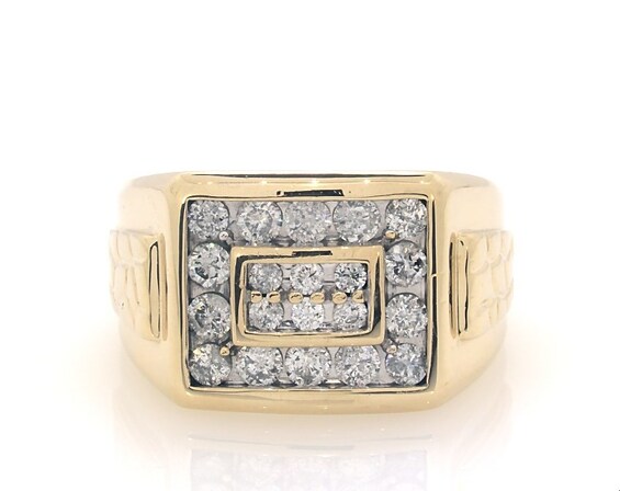 Previously Owned Men's Diamond Wedding Band 1 ct tw 10K Yellow Gold