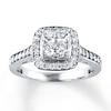 Thumbnail Image 1 of Previously Owned Diamond Engagement Ring 7/8 Carat tw 14K White Gold