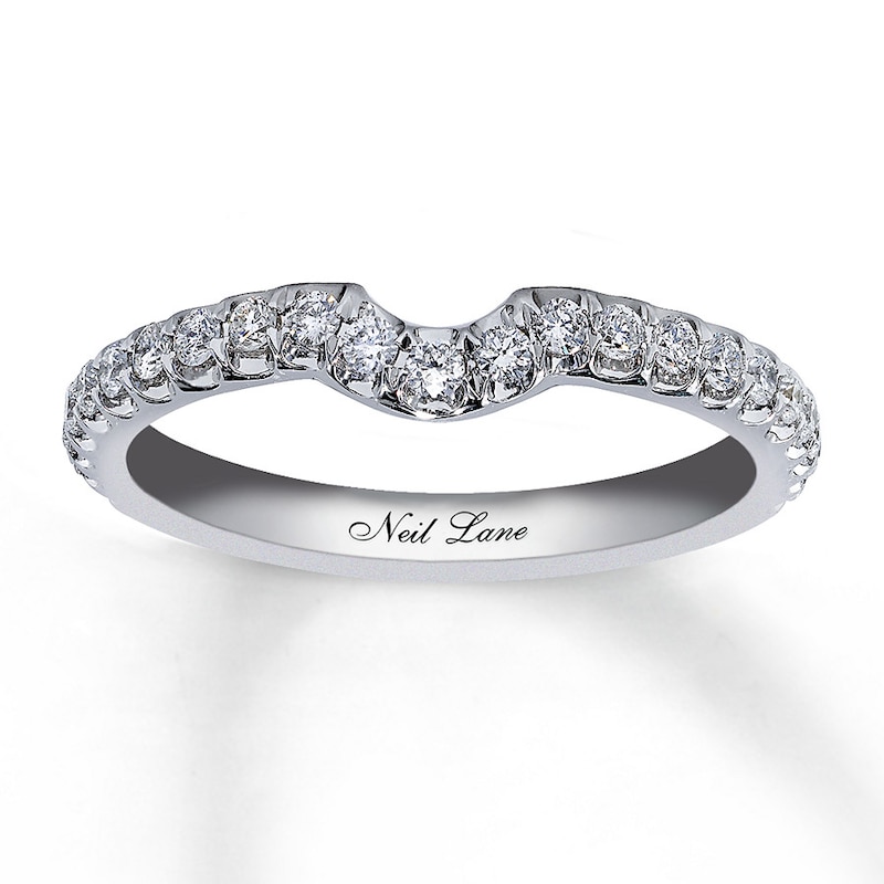 Main Image 1 of Previously Owned Neil Lane Wedding Band 1/3 ct tw Diamonds 14K White Gold