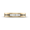 Thumbnail Image 3 of Previously Owned Men's Diamond Wedding Band 1/3 ct tw Square-cut 10K Yellow Gold