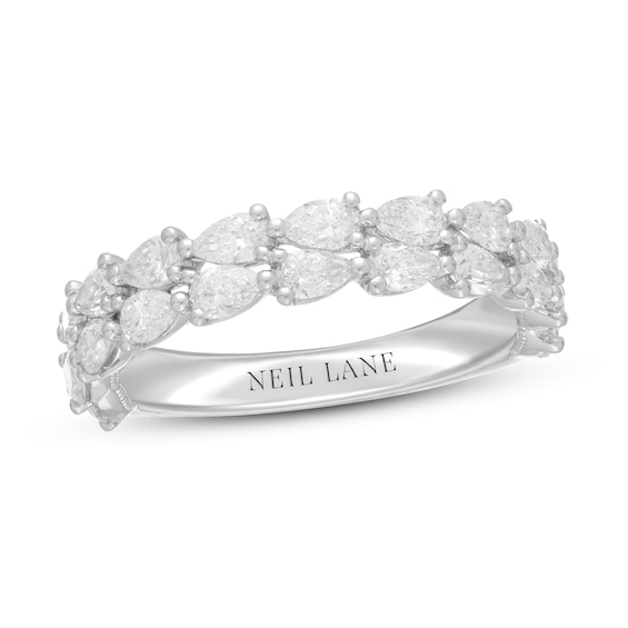Previously Owned Neil Lane Premiere Diamond Anniversary Ring 1-1/2 ct tw Pear-Shaped 14K White Gold