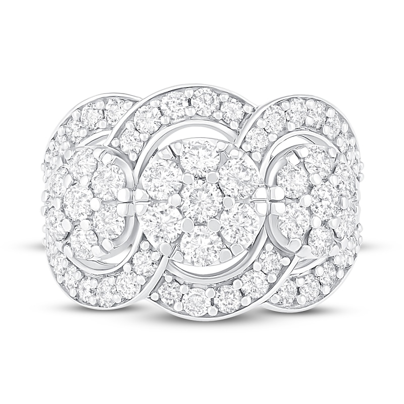 Main Image 2 of Previously Owned&nbsp;Diamond Ring 2 ct tw Round-cut 10K White Gold