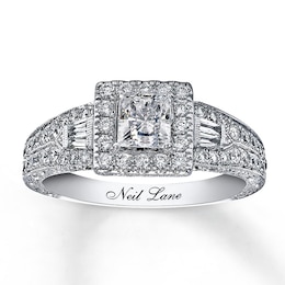 Previously Owned Neil Lane Engagement Ring 1 ct tw Diamonds 14K White Gold