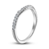 Thumbnail Image 2 of Previously Owned Adrianna Papell Diamond Wedding Band 1/4 ct tw Round-cut 14K White Gold