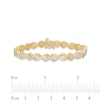 Thumbnail Image 3 of Previously Owned Diamond Infinity Bracelet 1 ct tw Baguette & Round-cut 10K Yellow Gold 7&quot;