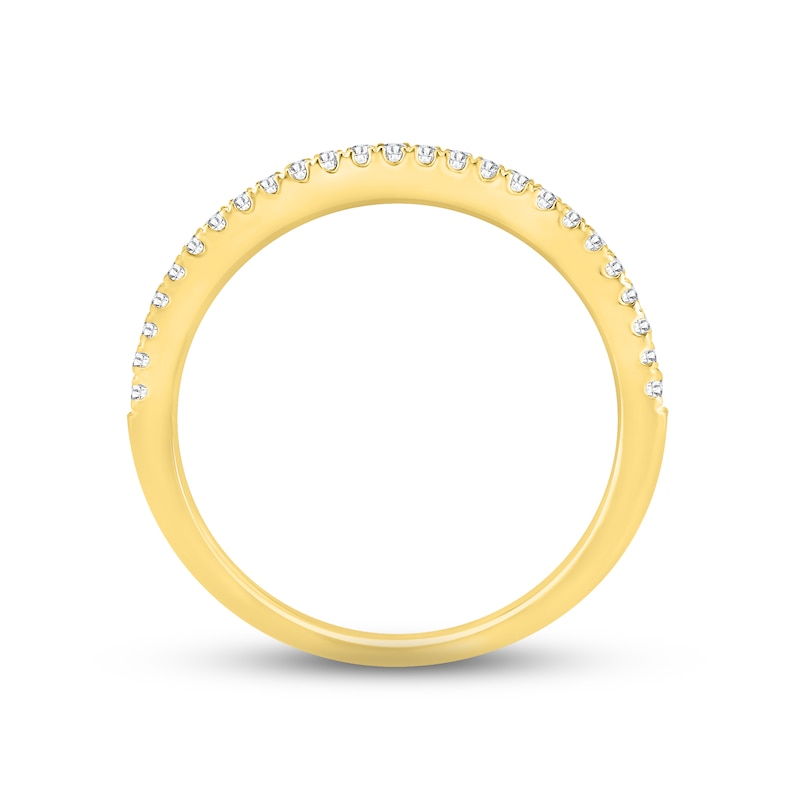 Main Image 3 of Previously Owned Diamond Wedding Band 1/6 ct tw Round-cut 14K Yellow Gold