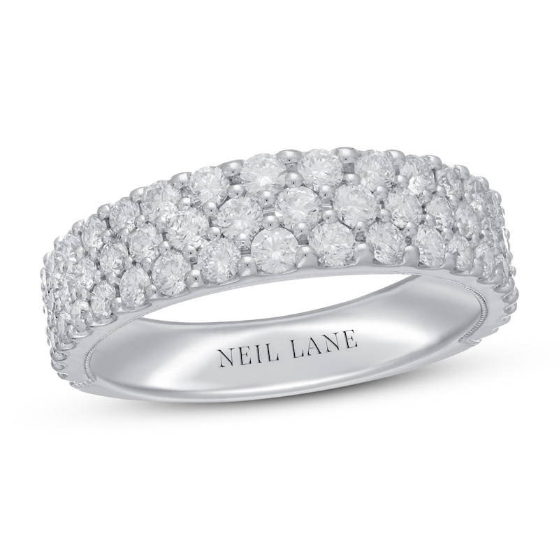 Main Image 1 of Previously Owned Neil Lane Diamond Anniversary Ring 1-1/4 ct tw 14K White Gold
