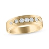 Thumbnail Image 1 of Previously Owned Every Moment Men's Diamond Wedding Band 1/2 ct tw 14K Yellow Gold