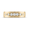 Thumbnail Image 3 of Previously Owned Every Moment Men's Diamond Wedding Band 1/2 ct tw 14K Yellow Gold