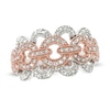 Thumbnail Image 1 of Previously Owned Diamond Ring 1/2 ct tw 10K Rose Gold/Sterling Silver
