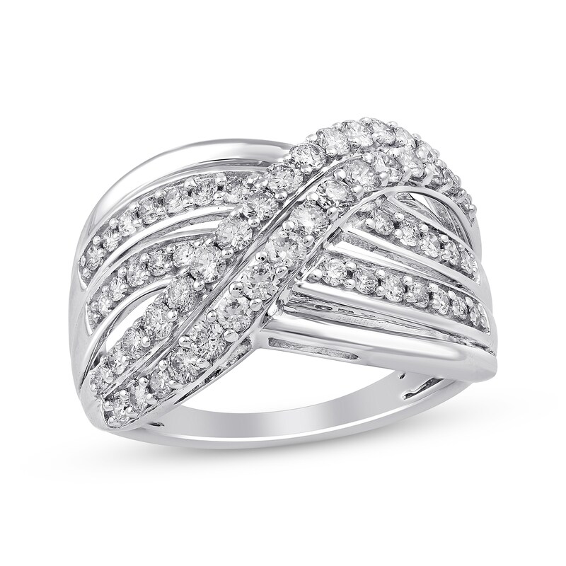 Sterling Crossover Wave Ring Sterling Crossover Wave Ring