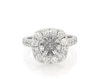 Thumbnail Image 1 of Previously Owned Neil Lane Round-Cut Diamond Halo Engagement Ring Setting 1-1/4 ct tw 14K White Gold Size 5