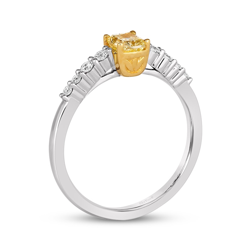 Main Image 3 of Previously Owned Le Vian Sunny Yellow Diamond Ring 5/8 ct tw 14K Two-Tone Gold