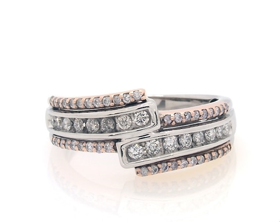 Previously Owned Diamond Fashion Ring 1/2 ct tw 10K Two-Tone Gold