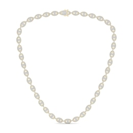Previously Owned Men's Diamond Mariner Necklace 4 ct tw Round-cut 10K Yellow Gold 22"