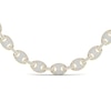 Thumbnail Image 2 of Previously Owned Men's Diamond Mariner Necklace 4 ct tw Round-cut 10K Yellow Gold 22&quot;