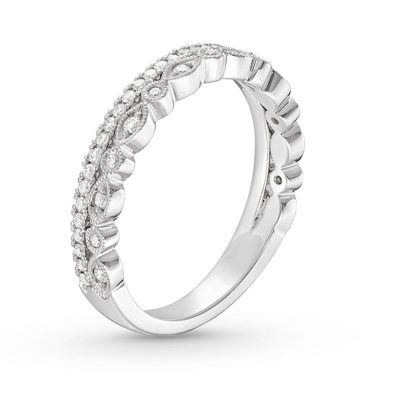 Main Image 2 of Previously Owned Neil Lane Diamond Anniversary Ring 1/4 ct tw Round-cut 14K White Gold