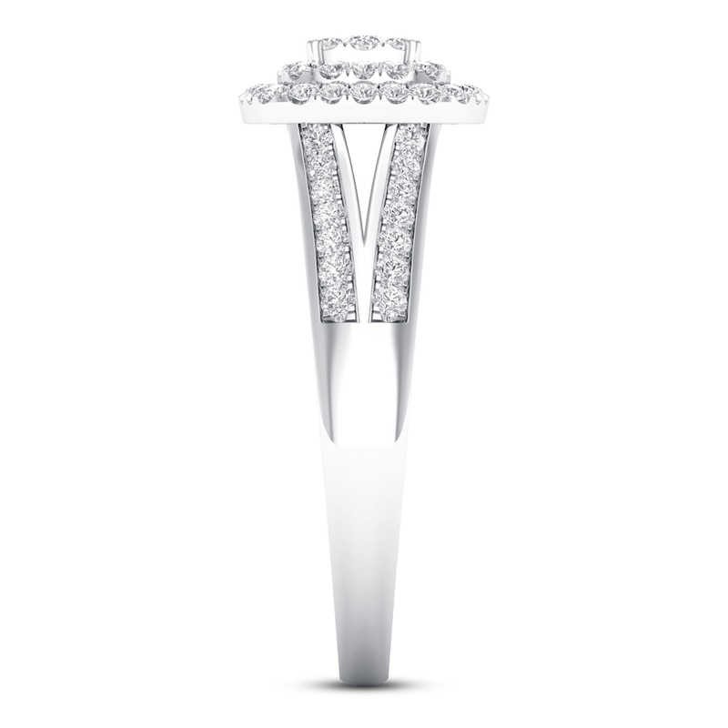 Main Image 2 of Previously Owned Diamond Engagement Ring 1/3 ct tw Round-cut 10K White Gold Size 7