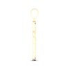 Thumbnail Image 3 of Previously Owned Men's Diamond Cross Charm 2 ct tw Round & Baguette-cut 10K Yellow Gold