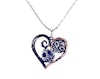 Thumbnail Image 1 of Previously Owned Disney Treasures The Nightmare Before Christmas Diamond Necklace 1/15 ct tw Sterling Silver & 10K Rose Gold 19&quot;