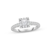Thumbnail Image 1 of Previously Owned Diamond Engagement Ring 1 ct tw Princess & Round-cut 14K White Gold