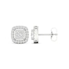 Thumbnail Image 3 of Previously Owned KAY Lab-Grown Diamonds Cushion-Shaped Stud Earrings 1/2 ct tw 10K White Gold