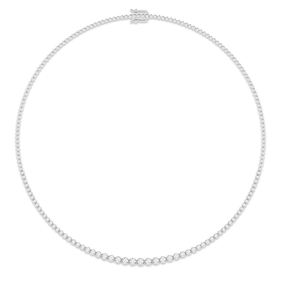 Previously Owned KAY Lab-Grown Diamonds Necklace 2 ct tw 10K White Gold 18"