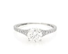 Thumbnail Image 1 of Previously Owned Lab-Grown Diamonds Engagement Ring 1-1/4 ct tw 14K White Gold