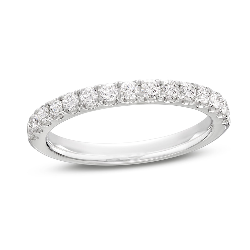 Main Image 1 of Previously Owned Lab-Grown Diamonds Anniversary Band 1/2 ct tw 14K White Gold