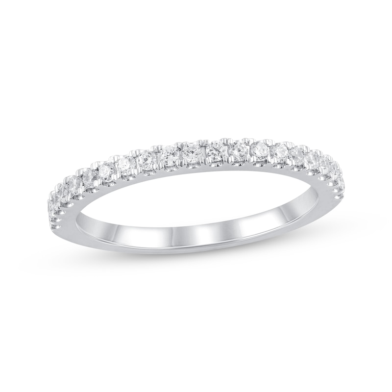 Main Image 1 of Previously Owned Lab-Grown Diamonds Anniversary Band 1/4 ct tw 14K White Gold