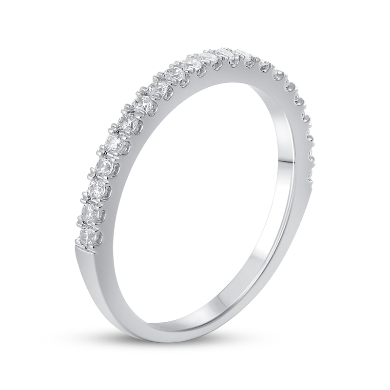 Main Image 2 of Previously Owned Lab-Grown Diamonds Anniversary Band 1/4 ct tw 14K White Gold