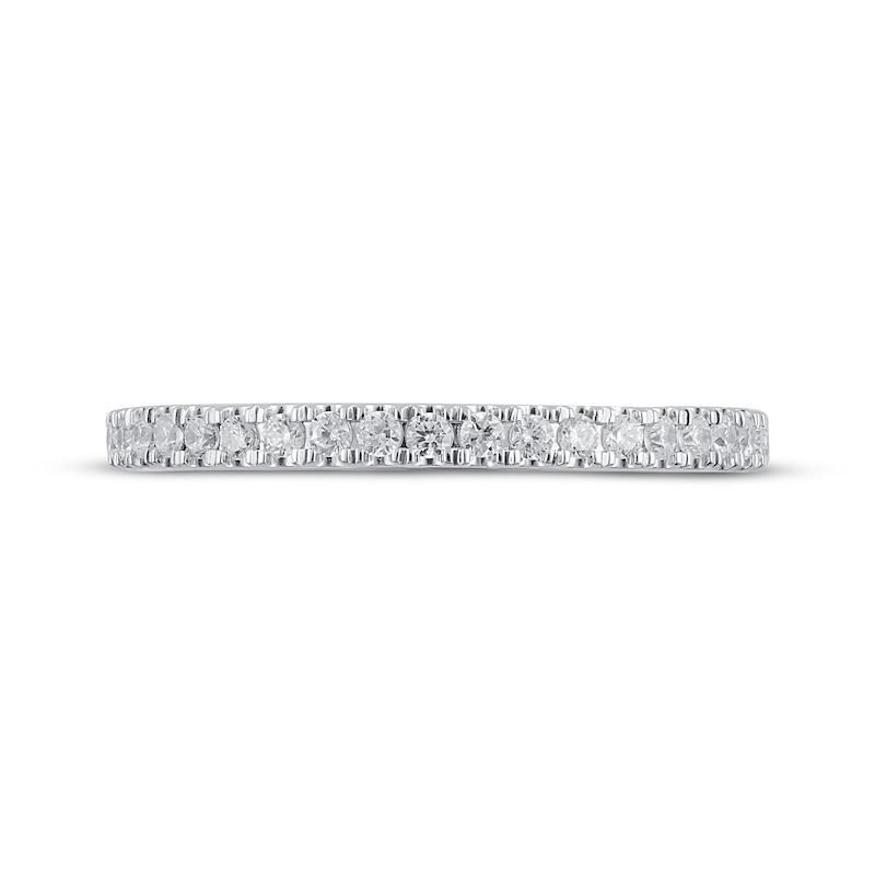 Main Image 3 of Previously Owned Lab-Grown Diamonds Anniversary Band 1/4 ct tw 14K White Gold