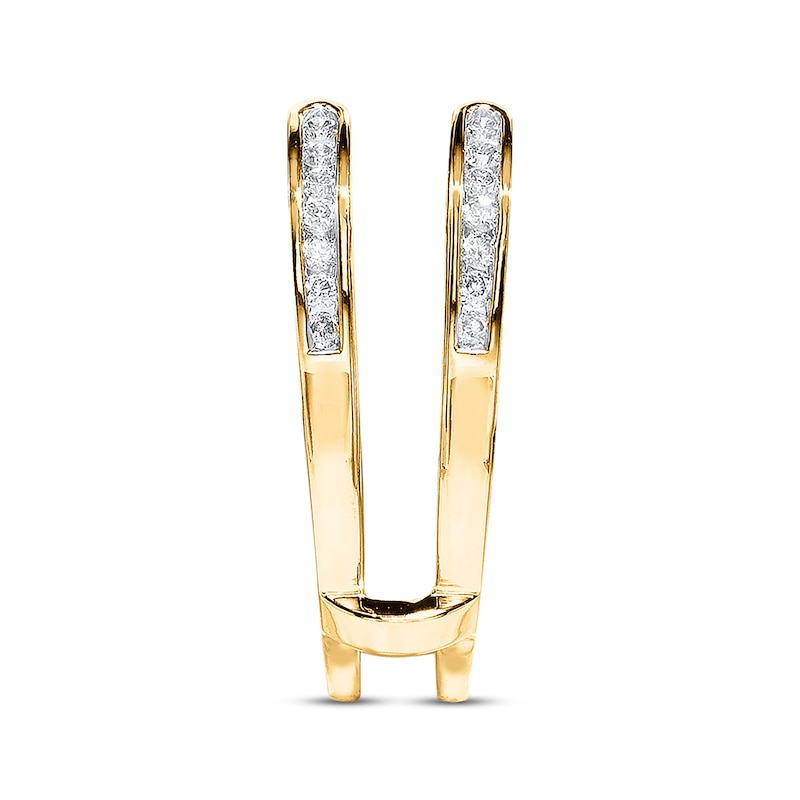 Main Image 3 of Previously Owned Diamond Enhancer Ring 3/8 Carat tw Round-cut 14K Yellow Gold
