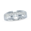 Thumbnail Image 1 of Previously Owned Men's Diamond Wedding Band 1-1/2 ct tw Square-cut 14K White Gold
