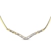 Thumbnail Image 1 of Previously Owned Baguette-Cut Diamond Omega Chain Necklace 3/4 ct tw 14K Yellow Gold