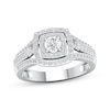 Thumbnail Image 1 of Previously Owned Diamond Engagement Ring 3/8 ct tw Round-cut 10K White Gold Size 7