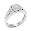 Thumbnail Image 2 of Previously Owned Diamond Engagement Ring 3/8 ct tw Round-cut 10K White Gold Size 7