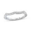 Thumbnail Image 1 of Previously Owned Diamond Wedding Band 1/8 ct tw Round-cut 14K White Gold Size 5