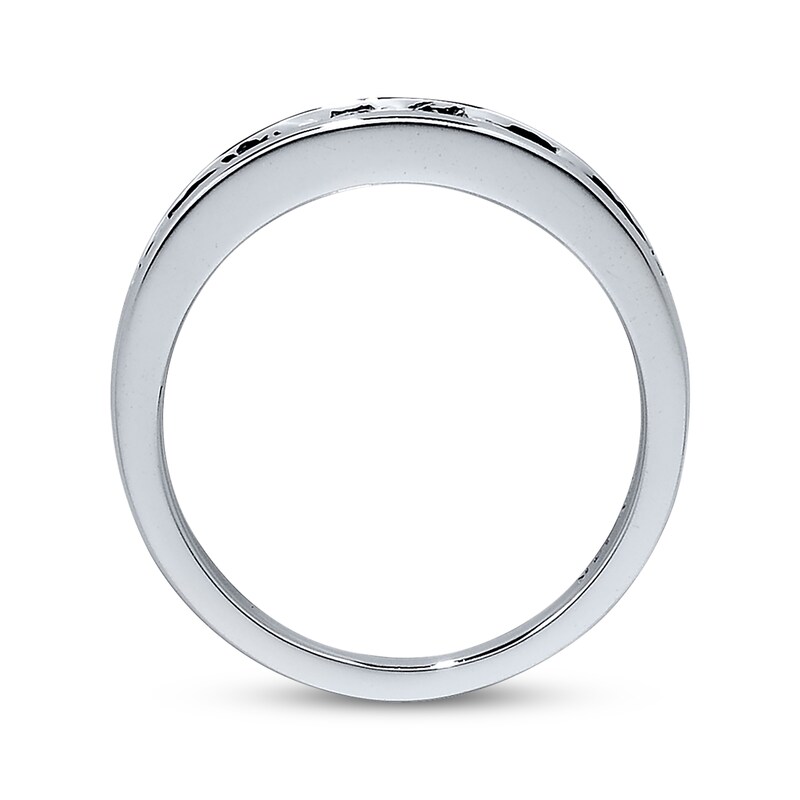 Main Image 2 of Previously Owned Diamond Anniversary Band 1/2 ct tw Princess-cut 14K White Gold