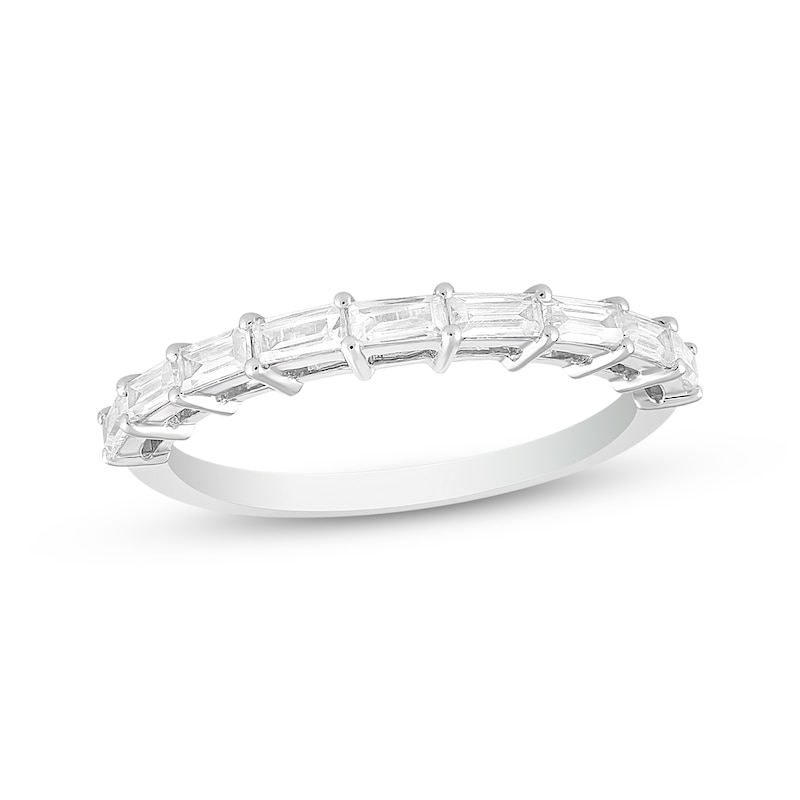 Main Image 1 of Previously Owned Diamond Anniversary Band 1/2 ct tw Baguette 14K White Gold
