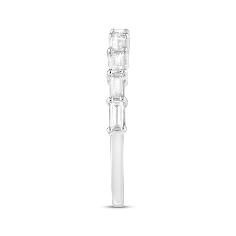 Main Image 2 of Previously Owned Diamond Anniversary Band 1/2 ct tw Baguette 14K White Gold