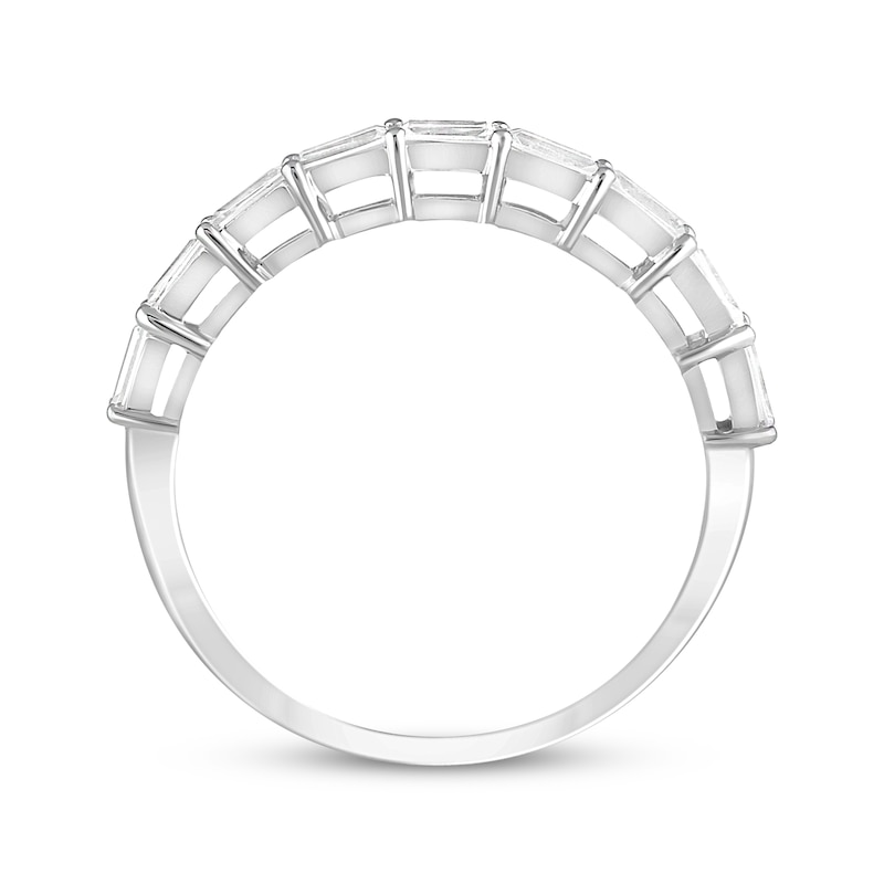 Main Image 3 of Previously Owned Diamond Anniversary Band 1/2 ct tw Baguette 14K White Gold