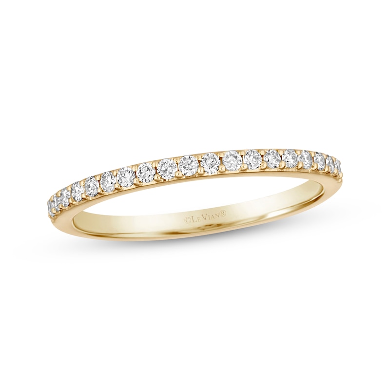 Main Image 1 of Previously Owned Le Vian Diamond Stacking Ring 1/5 ct tw 14K Honey Gold Size 6