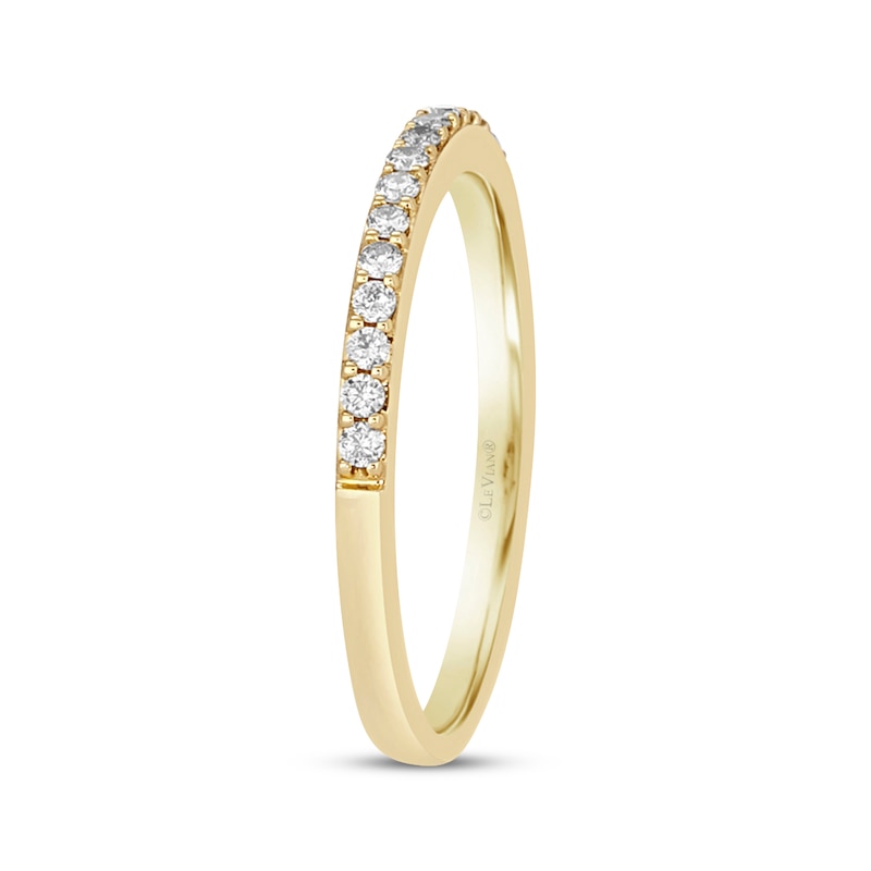 Main Image 2 of Previously Owned Le Vian Diamond Stacking Ring 1/5 ct tw 14K Honey Gold Size 6